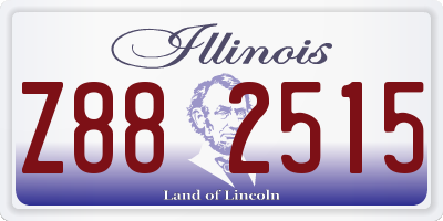 IL license plate Z882515