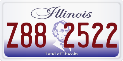 IL license plate Z882522
