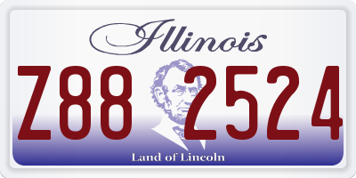 IL license plate Z882524