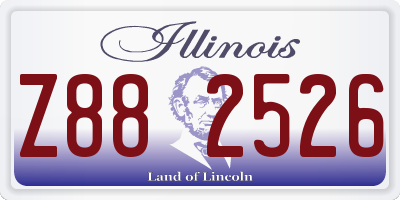IL license plate Z882526
