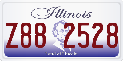 IL license plate Z882528