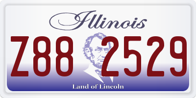 IL license plate Z882529