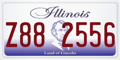 IL license plate Z882556