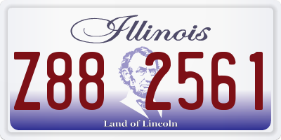 IL license plate Z882561