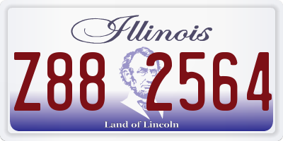 IL license plate Z882564