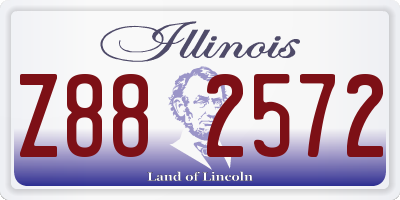 IL license plate Z882572