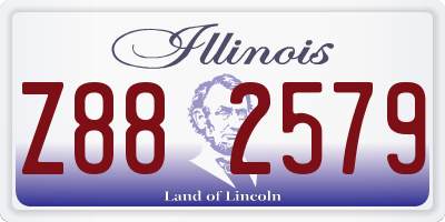 IL license plate Z882579