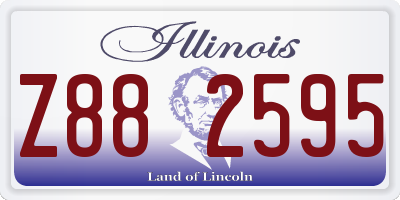IL license plate Z882595
