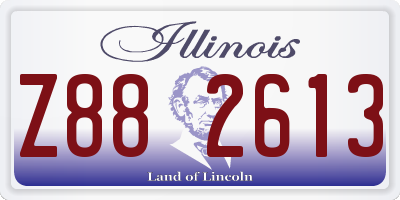 IL license plate Z882613