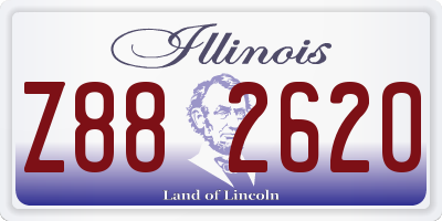 IL license plate Z882620