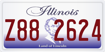 IL license plate Z882624