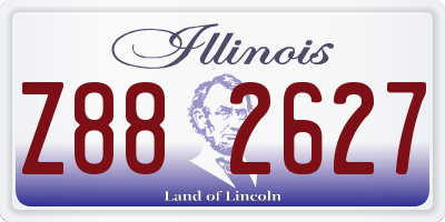 IL license plate Z882627