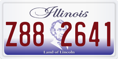IL license plate Z882641