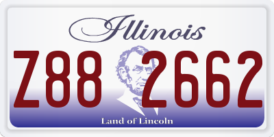 IL license plate Z882662