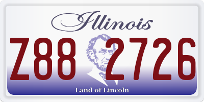 IL license plate Z882726