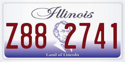 IL license plate Z882741