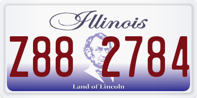 IL license plate Z882784