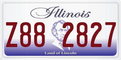 IL license plate Z882827
