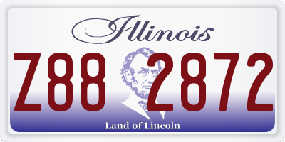 IL license plate Z882872