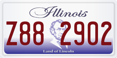 IL license plate Z882902