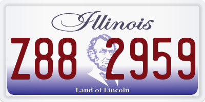 IL license plate Z882959