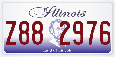 IL license plate Z882976