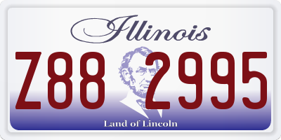 IL license plate Z882995