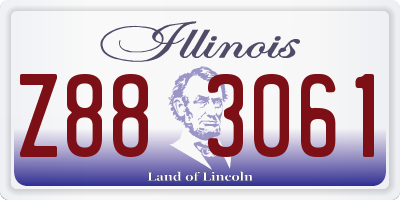 IL license plate Z883061