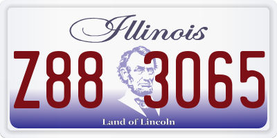 IL license plate Z883065