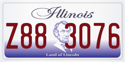 IL license plate Z883076