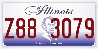IL license plate Z883079