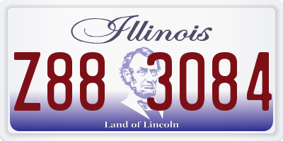 IL license plate Z883084