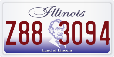 IL license plate Z883094