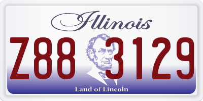 IL license plate Z883129