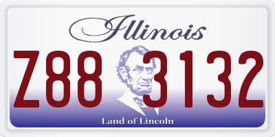 IL license plate Z883132