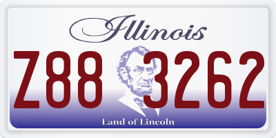 IL license plate Z883262