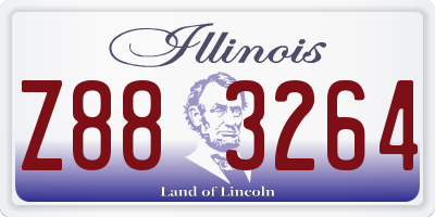 IL license plate Z883264