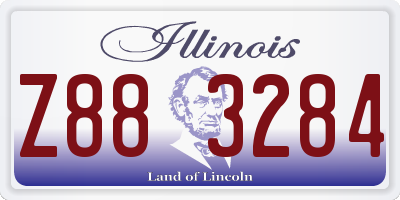 IL license plate Z883284