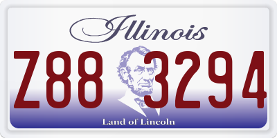 IL license plate Z883294