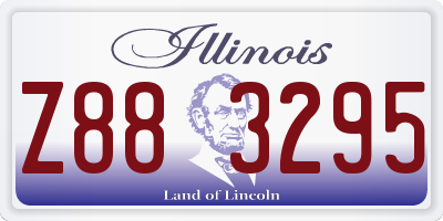 IL license plate Z883295