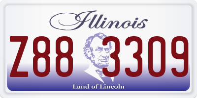 IL license plate Z883309