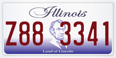 IL license plate Z883341