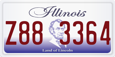 IL license plate Z883364