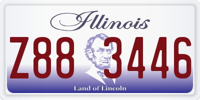 IL license plate Z883446