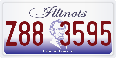 IL license plate Z883595