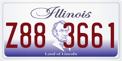 IL license plate Z883661