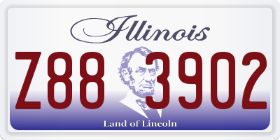 IL license plate Z883902