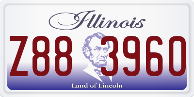IL license plate Z883960
