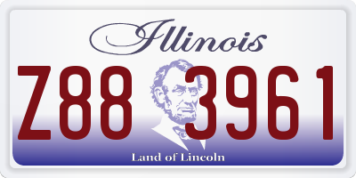 IL license plate Z883961