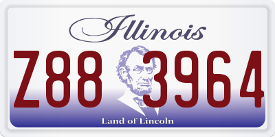 IL license plate Z883964